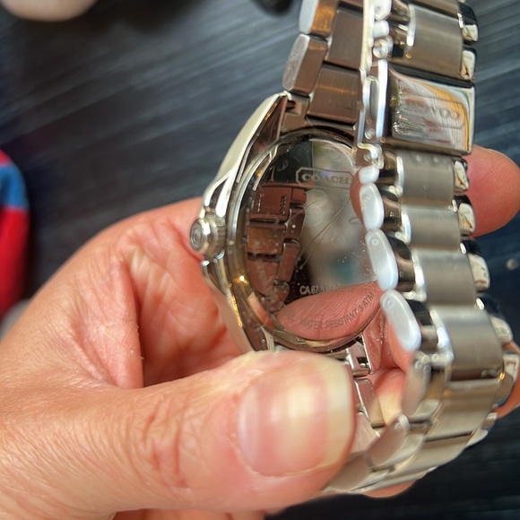 Coach stainless steel watch